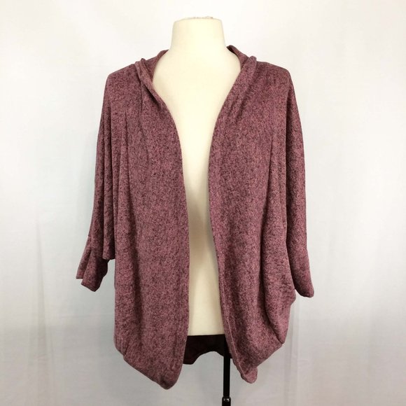 JJ Perfection‎ Pink Long Open Front Cardigan, 2XL - Picture 1 of 7